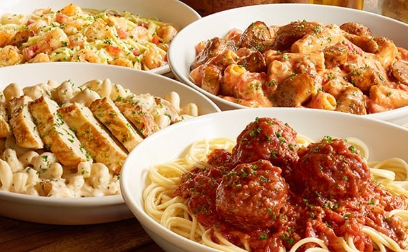 Create Your Own Pasta, Lunch & Dinner Menu